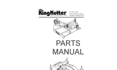 King Kutter - RB-60 - 5 Foot Rear Blade Brochure
