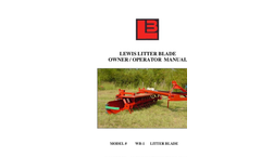 Poultry Litter Blade Brochure