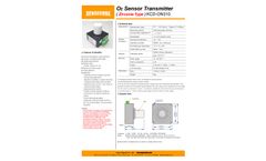 Zirconia - Model KCD-ON310 - Oxygen Sensor Transmittter - Brochure