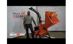 Crary Bear Cat CH5540 PTO Chipper - Video