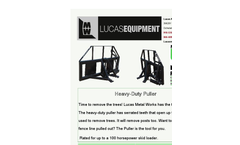 Lucas - Heavy Duty Puller - Brochure