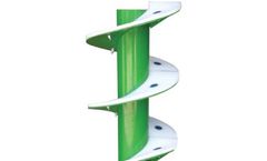 Lundell - Model UHMW - Screw Conveyor Wearshoes