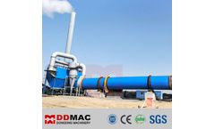 DONGDING - Model DDHG - Tailings Rotary Drum Dryer