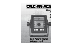 Calc-An-Acre - Model II - Speed, Area, Distance and RPM Monitor Manual