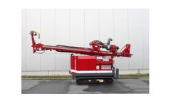 GEOTEC Rotomax - Model M Series - Drill Rig with Rubber Crawler Tracks