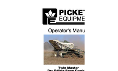 Twin Master Edible Bean Combine - Manual