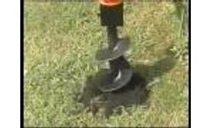 Post Hole Digger Tractor Attachment Video