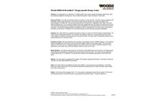 Woods - Model BB60.30 - Rigid Rotary Cutter  - Specifications Sheet