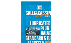Model 6D & API 6A - Lubricated Plug Valves Brochure