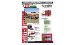 Steffen - Model 850 - Bale Accumulator - Brochure