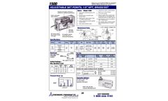 Thomas - Model 1500 Series - Liquid or Gas Flow Switch- Brochure