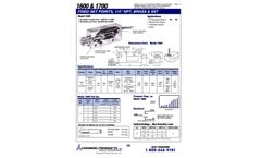 Thomas - Model 1600 Series - Liquid or Gas Flow Switch - Brochure