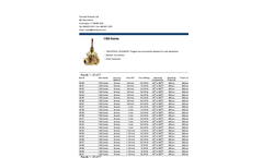 Thomas - Model 1100 Series - Liquid Flow Switch - Brochure