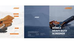 JONO - Model MZS Series - Mobile Tracked Heavy Duty Screener - Brochure