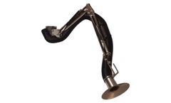 Lev-Co Super-Max - Model 01-008 - Ø 5``/ 6.5`` & 8`` Stainless Steel Extraction Arms with Wall Bracket