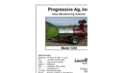 Model 1230 - Electrostatic Vineyard Sprayer - Brochure