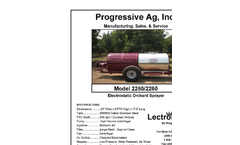 Model 2250/2260 - Electrostatic Orchard Sprayer - Brochure