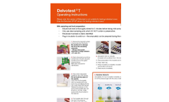 Millwood - Model Delvotest T - 50-Test Pack Antibiotic Test Kit (3hr 15min) - Brochure