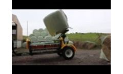 Hustler SL 700X Trailed Bale Feeder Video