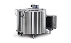 TULSAN - 650 Liters Vertical Milk Cooling Tank