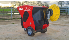 Garnett - Model AG Duo - Self Propelled Bedding Dispenser and Cubicle Brush