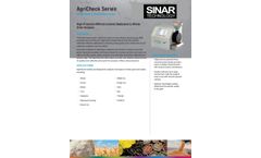 Sinar AgriCheck - Near Infra Red (NIR) Moisture, Protein and Nitrogen Analyser System - Manual