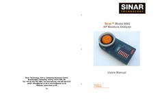 Sinar 6060 AP Moisture Analyzer - Manual