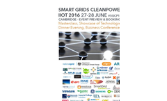 7th Annual Smart Grids & Cleanpower (SGCP) IIOT 2016 - Brochure