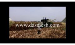 DASMESH 912 TRACTOR DRIVEN MAIZE COMBINE HARVESTER - Video