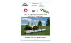 Rogers - Model GF11 - Ground Follow 11noz Covered Boom Sprayer - Brochure