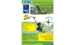 Single Row Wet Land Paddy Weeder - Brochure