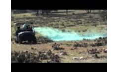 Electrostatic Ground Sprayer: 4010-DF in cactus application Video