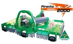 Piranha - Model 2000 - Twin Rotor Drop Centre Slashers