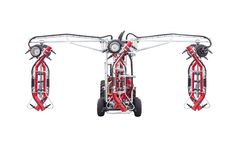 Silvan - Model 4000L G2 Turbo Scram - 3 Row Tri-Wrap Trailed Trailed Sprayer