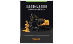 Tigercat - Model 855E - Track Feller Buncher - Brochure