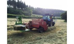 Inagra - Model BA 40 - Mini Bale Accumulator Mounted on the Baler