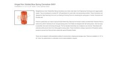 SledgeHammer - Model SH01 - Hinged Non Welded Bow Spring Centralizer - Datasheet