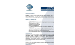 EPICIN - Model G2 - Biological Aquaculture Treatment - Datasheet