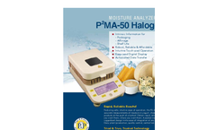 Page Pedersen - Model P2MA-50 - Moisture Analyzer - Brochure