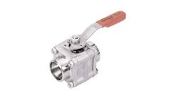 Flowserve - Model 44/459 - 3 -Piece Reduced Ball Valve - Worcester Controls