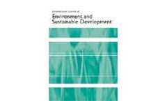 International Journal of Environment and Sustainable Development (IJESD)