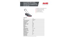 AL-KO  - Model 113933 - 18V Push Rear Roller Lawnmower - Brochure