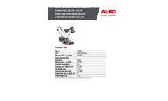AL-KO  - Model 113845 - 18V Push Rear Roller Lawnmower - Brochure