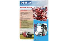 Osella - Model Eurocompact OS OSM Series - Tractor Mounted Field Sprayer - Brochure
