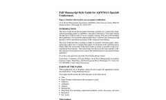International Conference on Thermal Treatment Technologies and Hazardous Waste Combustors - Full Manuscript Style