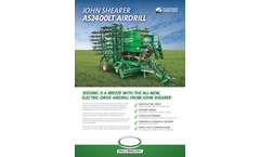 John Shearer - Model AS2400LT - Mounted Airdrill - Brochure