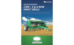 John Shearer - 2 Bin (4 & 6 Row) Direct Drills - Brochure