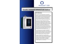 AeroLead® 1200 Lead Analyzer Spec Sheet