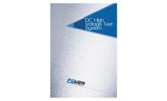 Powerhv - Model DC - Voltage Test Systems - Brochure