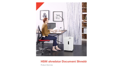 HSM shredstar Document Shredders - Product Overview Brochure